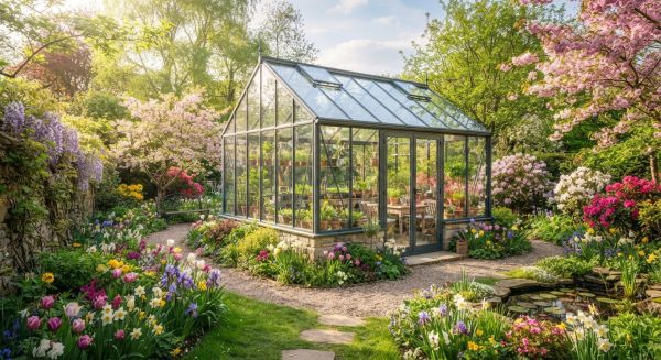 Top 5 serres en verre pour un jardin idéal au printemps
